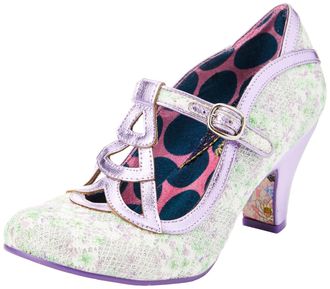 Irregular Choice Nicely Done Fabric/PU Pale Lilac 41