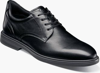 Florsheim Mens Highrise Plain Toe Oxford In Black
