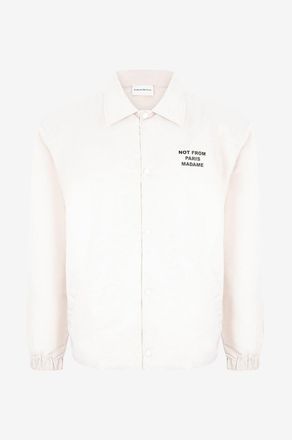 Dr&ocirc;le de Monsieur Hemdjacke aus Nylon La Veste Slogan