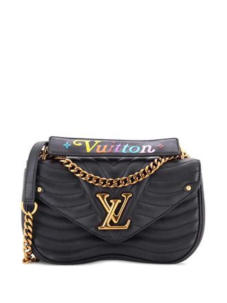 Louis Vuitton New Wave Chain Bag Quilted Leather MM crossbody bag - Nero