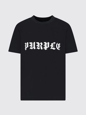 Purple T-Shirt PURPLE Men color Black