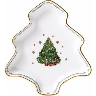 Prouna My Noel Tree Small Plate in White at Nordstrom