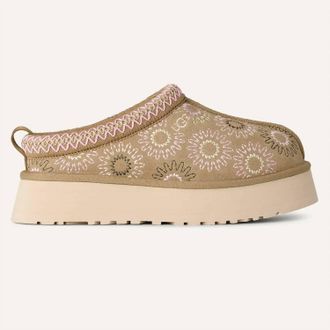 UGG Womens Tazz Sun Stitch Slipper In Mustard Seed