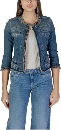 Liu Jo Mujer, Chaquetas, Azul, Talla: XS
