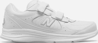 New Balance Mens 577V1 Hook/loop Walking Shoes In White