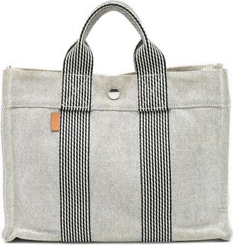 Herm&egrave;s Pre-owned Hermes Canvas Fourre Tout PM Ladies 2201-23