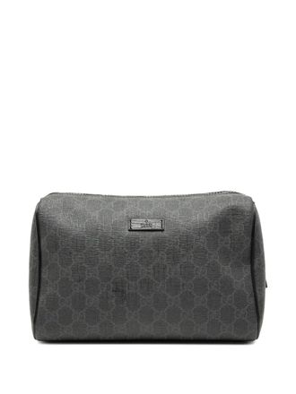 Gucci 2000-2015 GG Supreme pouch - Zwart