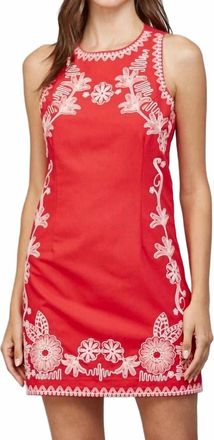 Fate Arden Mini Dress In Red