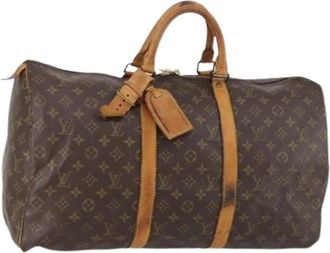 Louis Vuitton Pre-owned Weekendtas - Dames - Vintage Weekendtas - Bruin - ONE Size - Vintage