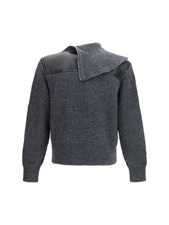 Bottega Veneta Merino Wool Ribbed Sweater - Gray