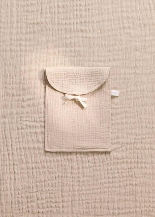 Mango Necessaire bambino garza di cotone beige - Home - Taglia unica - MANGO HOME