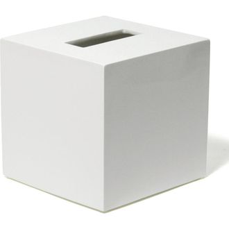 Jonathan Adler Lacquer Tissue Box in White at Nordstrom
