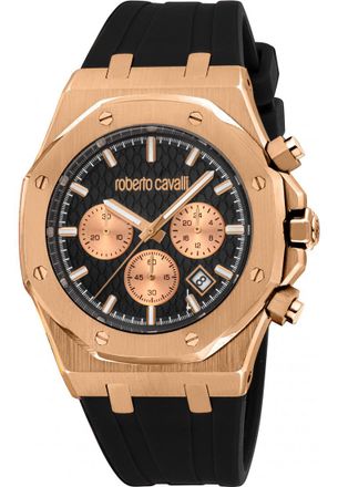 Roberto Cavalli RC5G161P0035 Mens Logomania Watch - Rose Gold - One Size