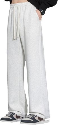 Generic SHAGGA Mens Jogger Track Bottoms Sweatpants Straight Open Hem Pants Elastic Waistband with Pockets Running,Jogging,Yoga (UK, Alpha, XXL, Regular, Regu