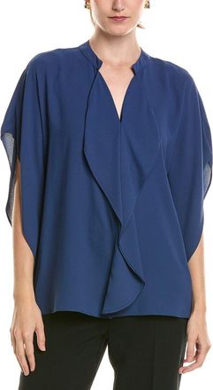 Anne Klein Flutter Y-Neck Blouse