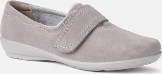 Hotter Womens Toasty Womens Wide Fit Slippers - Grey - Size: 6