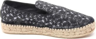 Ash Donkergrijze espadrilles schoen met sleehak - Dames - Loafers - Zwart - 39 EU - Schoenen