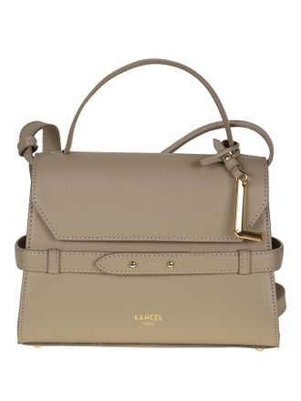Lancel Faubour Small Structured Leather Shoulder Bag