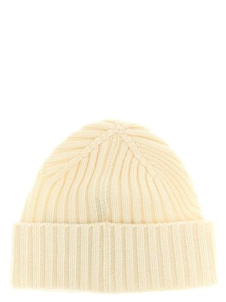 Jacquemus Mens White Cashmere Beanie Accessory