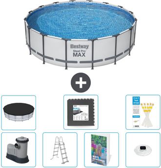 Bestway Piscina Bestway Steel Pro Max Redonda - 488x122 Cm - 8-piezas S608