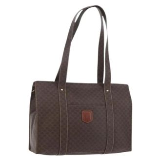 Celine Pre-owned Tote Bags, female, Brown, Size: ONE SIZE Pre-owned Vintage Macadam Tote Bag