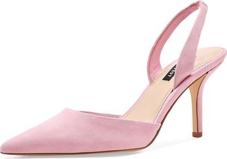 Nine West Paytie Womens Shoes Light Pink Suede : 6.5 M