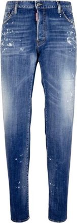 Dsquared2 Heren, Jeans, Blauw, Maat: 2XL Katoen
