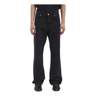 Our Legacy Wide Jeans, male, Black, Size: W30 Pantalone Carlson Cut