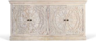 Giner&Colomer Aparador con cuatro puertas fabricado a mano en madera de mango