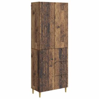 vidaXL 2 Uds. Madera Envejecida Vidaxl