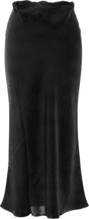 Fiorucci Midi Rok - Dames - Midirokken - Zwart - 2XS - Rokken