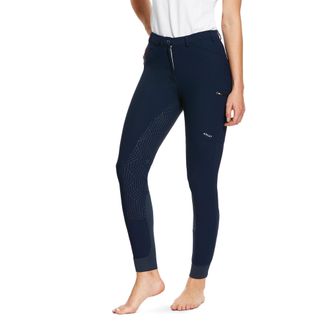 Ariat Womens Triton Grip Full Seat Riding Breech in Plum Grey, Size 22, by Ariat