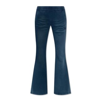 Diesel Dames, Broeken, Blauw, Maat: L Katoen