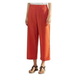 Liviana Conti Claude Trousers - female - Liviana Conti - Cropped Trousers - Brown - 3XL - Trousers