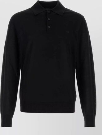 Dsquared2 cotton long-sleeve polo sweater