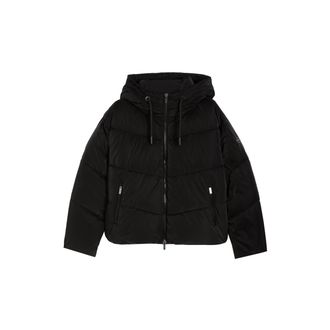 Freddy Piumino cropped donna con collo alto e coulisse regolabile
