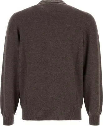 Brunello Cucinelli Wool Button-Front Cardigan - Gray