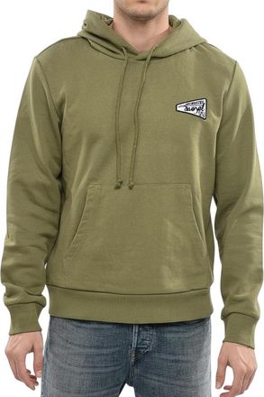 Diesel Green Logo Regular Hoodie