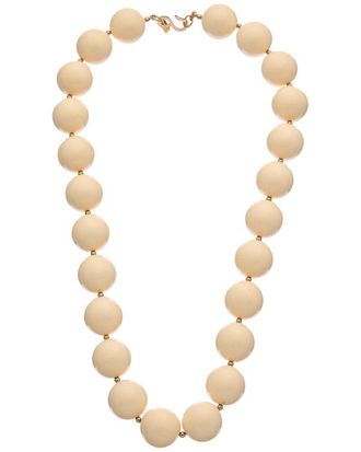 Kenneth Jay Lane Plated Bead Necklace