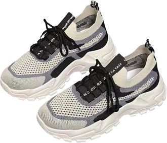 Generic Womens Lightweight Sport Shoes Walking Trainers Womens Jogging Sneakers Mesh Running Shoes Comfortable Non Hiking for Fitness Training Walking Womens 