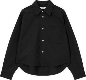 STUDIO TOMBOY one-pocket shirt - Black