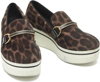 Stella McCartney Sneakers Binx leopardate - Marrone