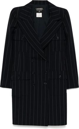 Chanel Cappotto doppiopetto 1997 - Nero