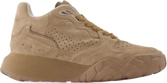 Alexander McQueen Sneaker hoch in beige Leder