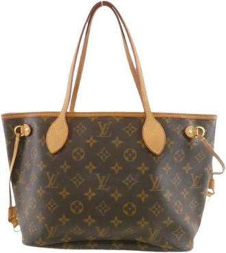 Louis Vuitton Pre-owned Bucket Bags, female, Brown, Size: ONE SIZE Pre-owned Neverfull PM Tote