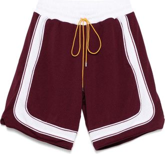 Rhude Shorts sportivi con coulisse - Rosso