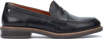 Pikolinos Leather Loafers ALDAYA W8J Black