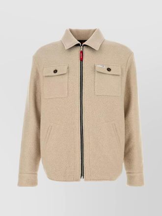Fay wool blend shirt jacket