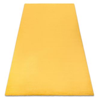 RugsX RugsX Bunny Rug in Gold | Size: 200 cm x 290 cm