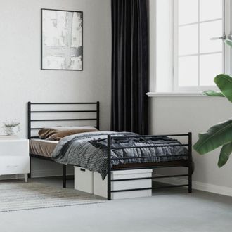vidaXL Furniture Limited - Estructura Cama Sin Colch&oacute;n Con Estribo Metal